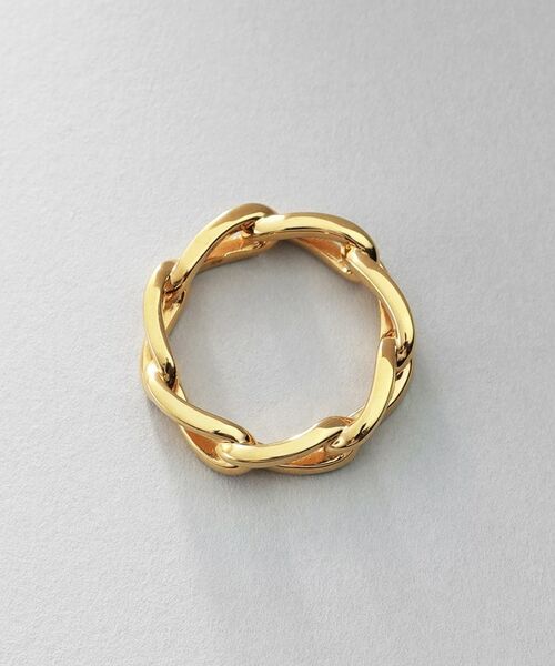 COCOSHNIK ONKITSCH / ココシュニックオンキッチュ リング | シルバー ロングカーブチェーンモチーフリング GP | 詳細3