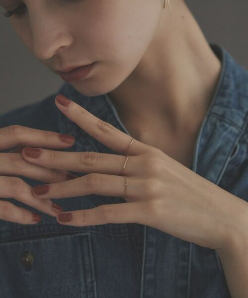 COCOSHNIK ONKITSCH / ココシュニックオンキッチュ リング | K10スキニーリング スクリュー | 詳細13