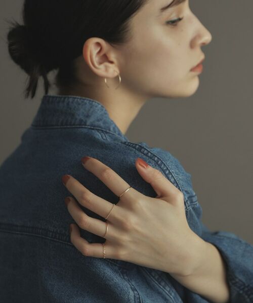 COCOSHNIK ONKITSCH / ココシュニックオンキッチュ リング | K10スキニーリング スクリュー | 詳細5