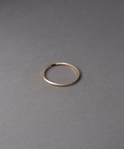 COCOSHNIK ONKITSCH / ココシュニックオンキッチュ リング | K10スキニーリング スクリュー（イエローゴールド(100)）