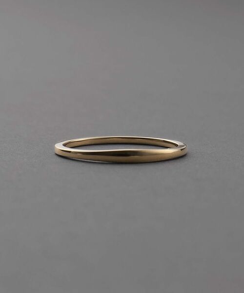 COCOSHNIK ONKITSCH / ココシュニックオンキッチュ リング | K10スキニーリング マーキスシグネット | 詳細2