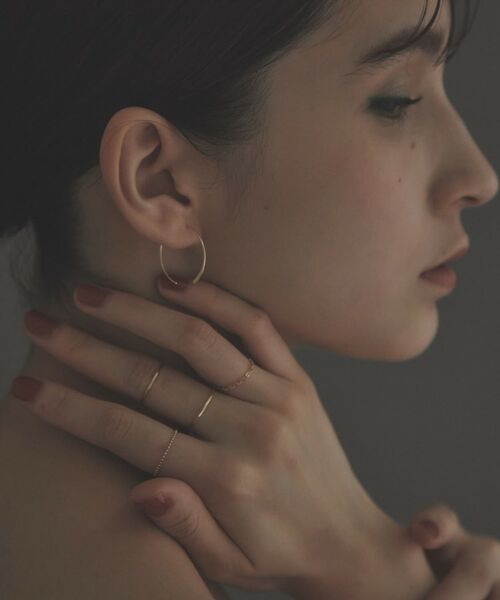 COCOSHNIK ONKITSCH / ココシュニックオンキッチュ リング | K10スキニーリング ストレート | 詳細10