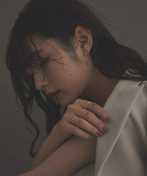 COCOSHNIK ONKITSCH / ココシュニックオンキッチュ リング | K10スキニーリング ストレート | 詳細13