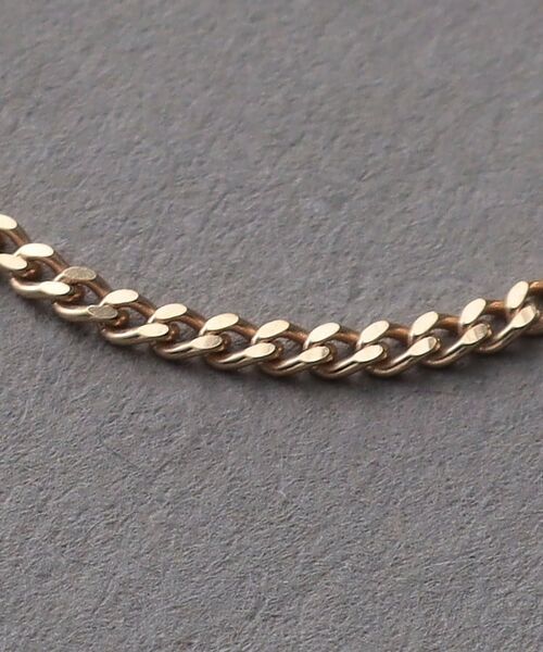 COCOSHNIK ONKITSCH / ココシュニックオンキッチュ リング | K10スキニーリング カーブチェーン | 詳細4