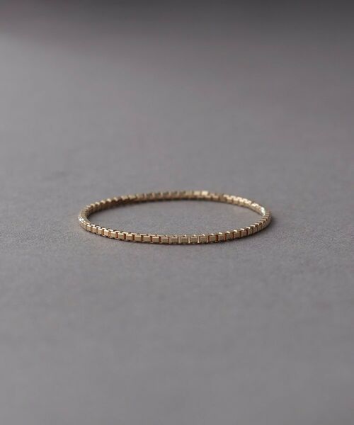 COCOSHNIK ONKITSCH / ココシュニックオンキッチュ リング | K10スキニーリング ベネチアン | 詳細2