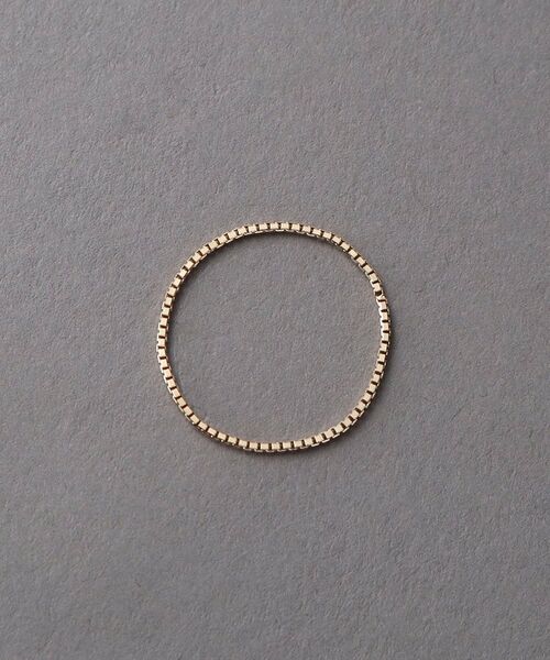 COCOSHNIK ONKITSCH / ココシュニックオンキッチュ リング | K10スキニーリング ベネチアン | 詳細3