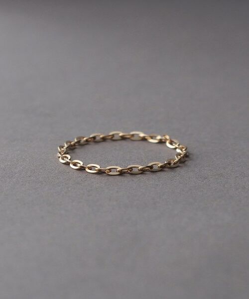 COCOSHNIK ONKITSCH / ココシュニックオンキッチュ リング | K10スキニーリング フラッシュケーブル | 詳細2