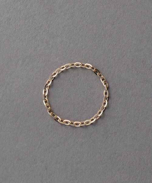 COCOSHNIK ONKITSCH / ココシュニックオンキッチュ リング | K10スキニーリング フラッシュケーブル | 詳細3