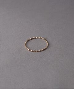 COCOSHNIK ONKITSCH / ココシュニックオンキッチュ リング | K10スキニーリング カットボール