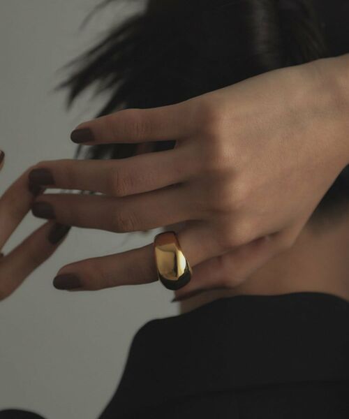 COCOSHNIK ONKITSCH / ココシュニックオンキッチュ リング | シルバー スラントリング GP | 詳細8