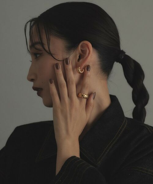 COCOSHNIK ONKITSCH / ココシュニックオンキッチュ リング | シルバー ブリックモチーフ エタニティリング GP | 詳細7