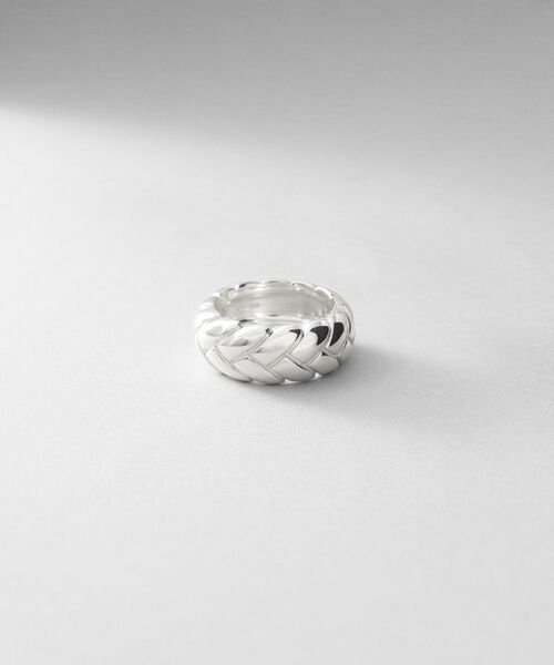 COCOSHNIK ONKITSCH / ココシュニックオンキッチュ リング | シルバー ブリックモチーフ エタニティリング | 詳細1