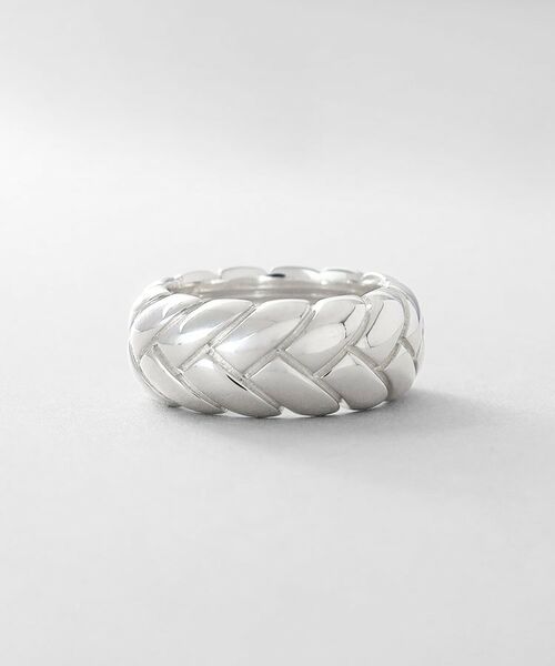 COCOSHNIK ONKITSCH / ココシュニックオンキッチュ リング | シルバー ブリックモチーフ エタニティリング | 詳細2