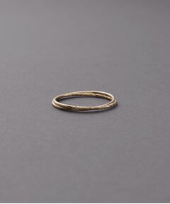 COCOSHNIK ONKITSCH / ココシュニックオンキッチュ リング | K10スキニーリング カット×プレーン