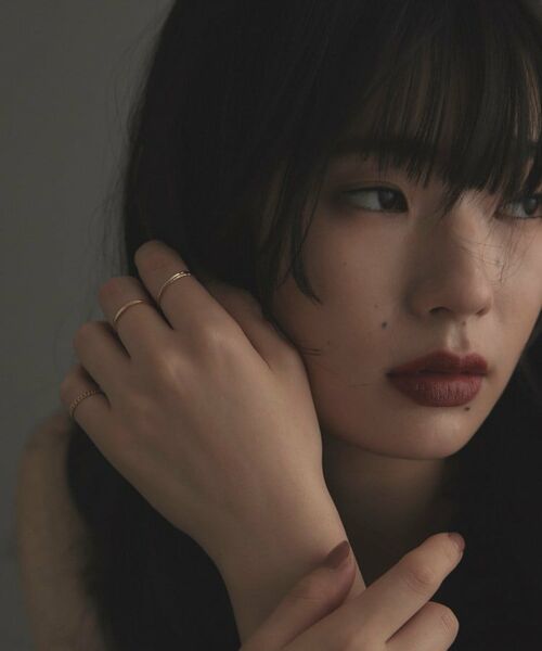 COCOSHNIK ONKITSCH / ココシュニックオンキッチュ リング | K10スキニーリング カット×プレーン | 詳細8