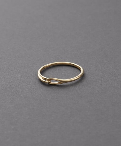 COCOSHNIK ONKITSCH / ココシュニックオンキッチュ リング | K10スキニーリング デュアルフック | 詳細1