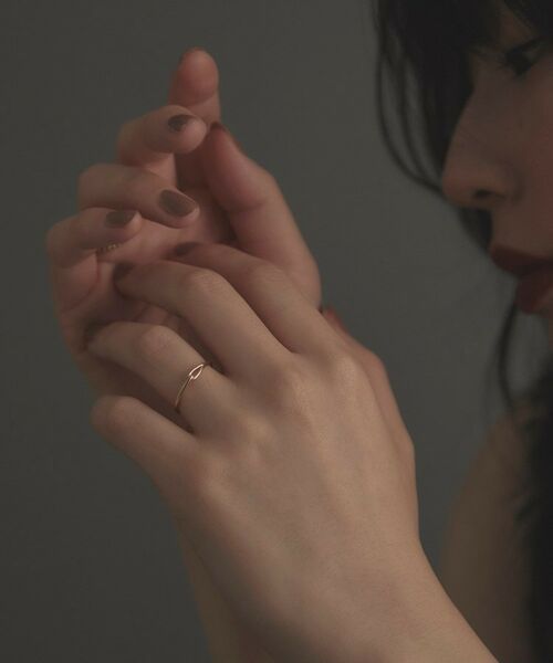 COCOSHNIK ONKITSCH / ココシュニックオンキッチュ リング | K10スキニーリング デュアルフック | 詳細7