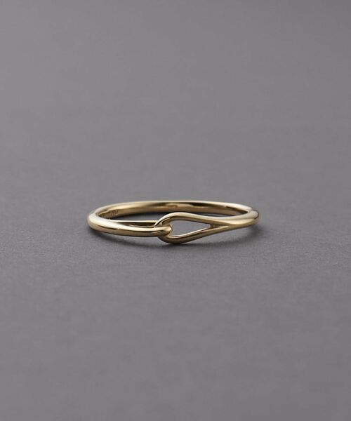 COCOSHNIK ONKITSCH / ココシュニックオンキッチュ リング | K10スキニーピンキーリング デュアルフック | 詳細2
