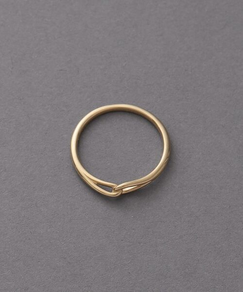 COCOSHNIK ONKITSCH / ココシュニックオンキッチュ リング | K10スキニーピンキーリング デュアルフック | 詳細3