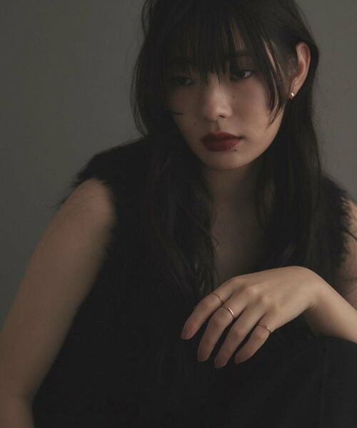 COCOSHNIK ONKITSCH / ココシュニックオンキッチュ リング | K10スキニーピンキーリング デュアルフック | 詳細5