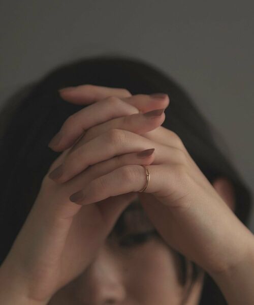 COCOSHNIK ONKITSCH / ココシュニックオンキッチュ リング | K10スキニーピンキーリング デュアルフック | 詳細7