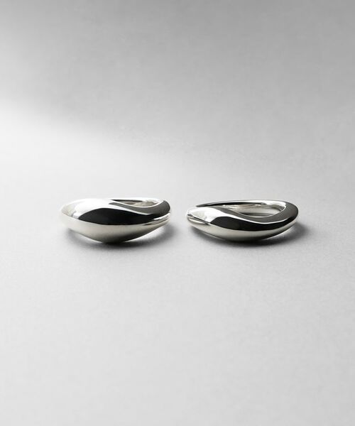 COCOSHNIK ONKITSCH / ココシュニックオンキッチュ リング | シルバー【サステナブル】ニュアンススタックリング | 詳細4