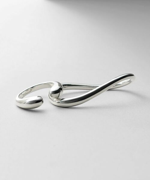 COCOSHNIK ONKITSCH / ココシュニックオンキッチュ リング | シルバー【サステナブル】ダブルフィンガースタックリング | 詳細4