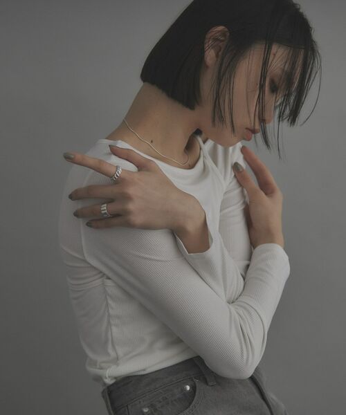 COCOSHNIK ONKITSCH / ココシュニックオンキッチュ リング | シルバー グルーヴリング | 詳細5