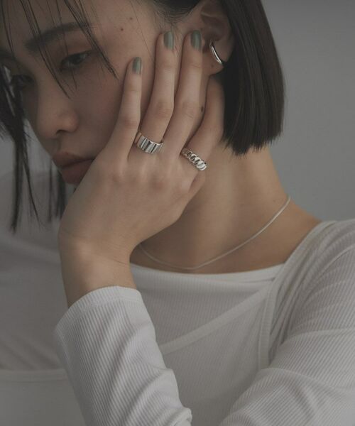 COCOSHNIK ONKITSCH / ココシュニックオンキッチュ リング | シルバー クロワッサンリング | 詳細7