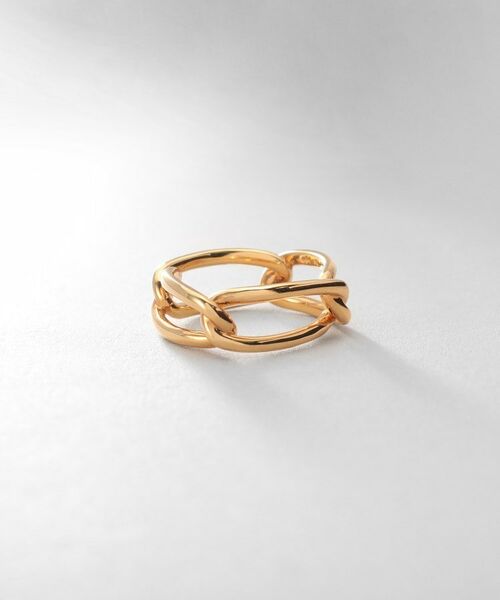 COCOSHNIK ONKITSCH / ココシュニックオンキッチュ リング | シルバー PCチェーンモチーフリング GP | 詳細1