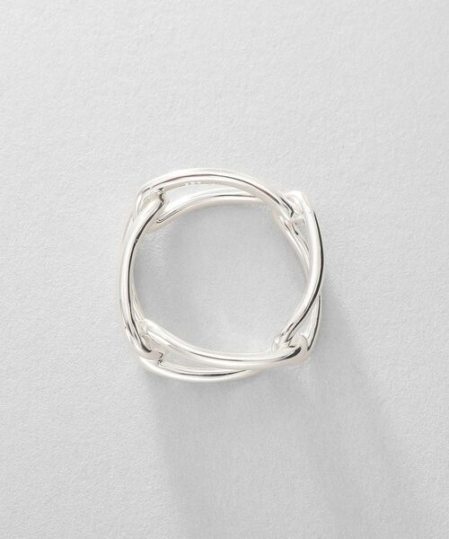COCOSHNIK ONKITSCH / ココシュニックオンキッチュ リング | シルバー PCチェーンモチーフリング | 詳細4