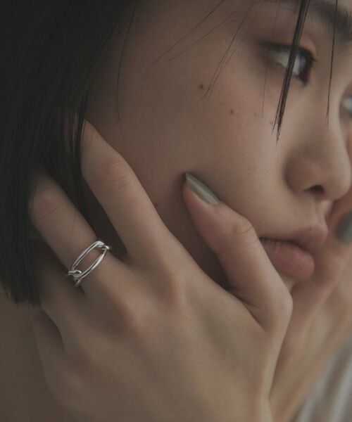 COCOSHNIK ONKITSCH / ココシュニックオンキッチュ リング | シルバー PCチェーンモチーフリング | 詳細8