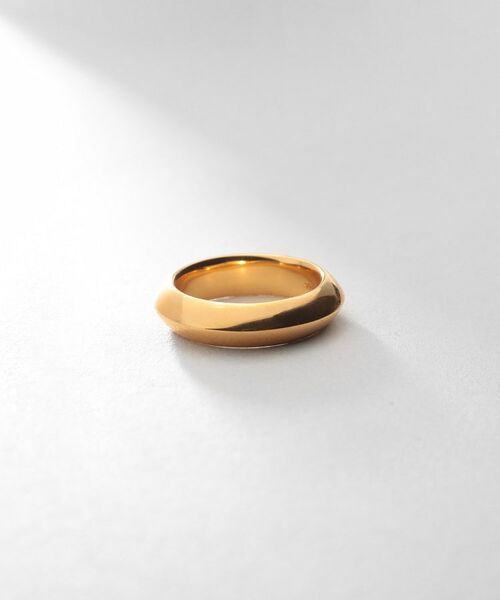 COCOSHNIK ONKITSCH / ココシュニックオンキッチュ リング | シルバー リッジリング GP（ゴールド(600)）