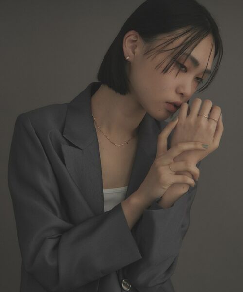 COCOSHNIK ONKITSCH / ココシュニックオンキッチュ リング | K10スキニーリング フラップカット | 詳細6