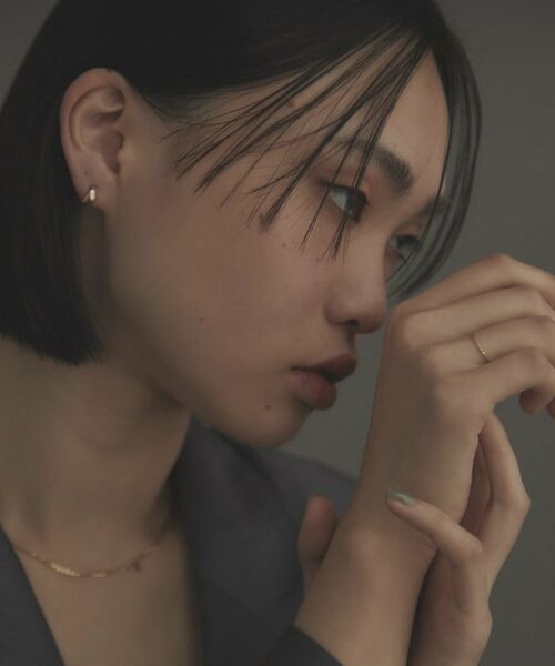 COCOSHNIK ONKITSCH / ココシュニックオンキッチュ リング | K10スキニーリング フラップカット | 詳細7