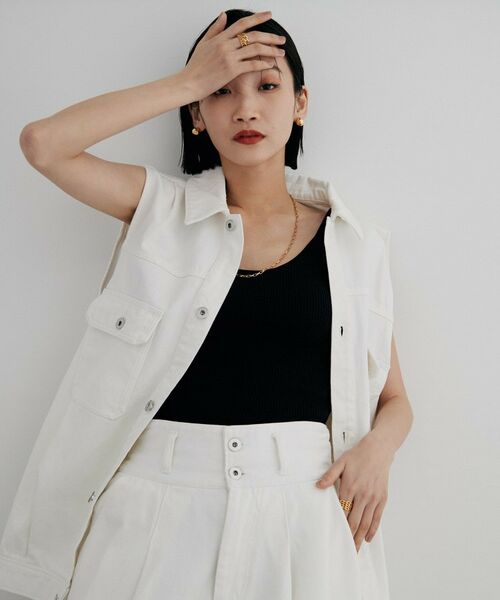 COCOSHNIK ONKITSCH / ココシュニックオンキッチュ リング | シルバー ダブルカーブチェーンモチーフリング GP | 詳細5