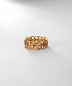 COCOSHNIK ONKITSCH / ココシュニックオンキッチュ リング | シルバー ビスマルクチェーンモチーフリング GP