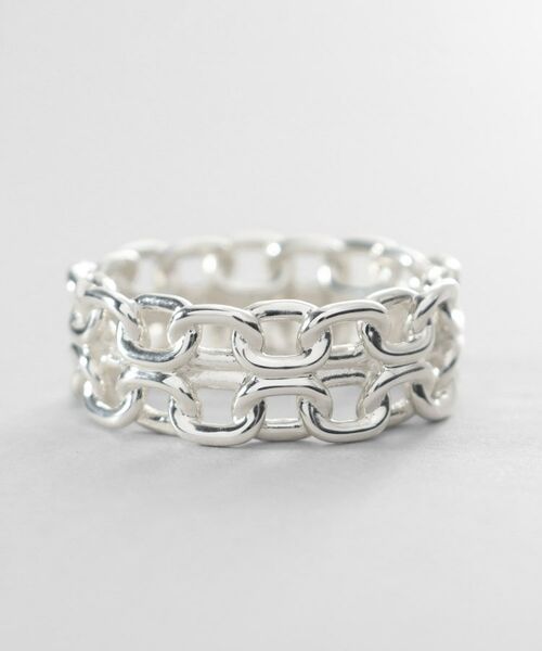 COCOSHNIK ONKITSCH / ココシュニックオンキッチュ リング | シルバー ビスマルクチェーンモチーフリング | 詳細3