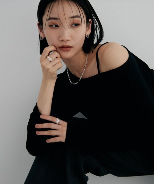 COCOSHNIK ONKITSCH / ココシュニックオンキッチュ リング | シルバー ビスマルクチェーンモチーフリング | 詳細6