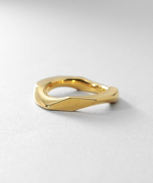 COCOSHNIK ONKITSCH / ココシュニックオンキッチュ リング | シルバー カーブチェーンモチーフリング GP | 詳細3