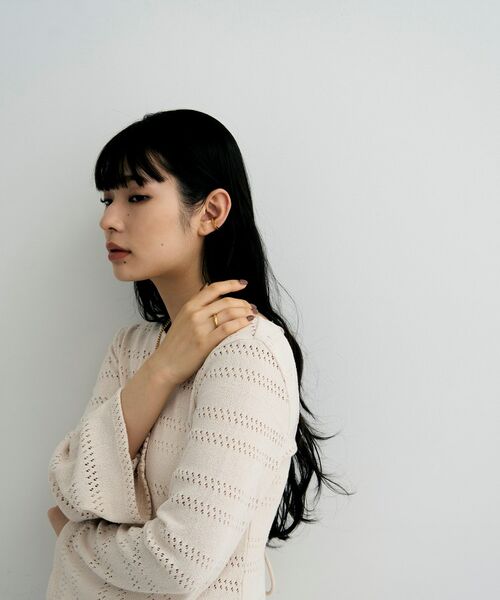 COCOSHNIK ONKITSCH / ココシュニックオンキッチュ リング | シルバー カーブチェーンモチーフリング GP | 詳細6