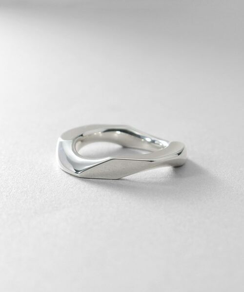 COCOSHNIK ONKITSCH / ココシュニックオンキッチュ リング | シルバー カーブチェーンモチーフリング | 詳細3