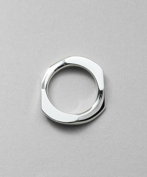 COCOSHNIK ONKITSCH / ココシュニックオンキッチュ リング | シルバー カーブチェーンモチーフリング | 詳細4