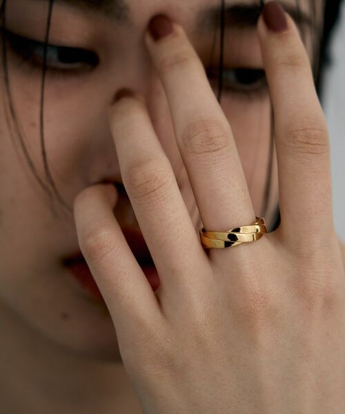 COCOSHNIK ONKITSCH / ココシュニックオンキッチュ リング | シルバー フラットブレイドリング GP | 詳細8