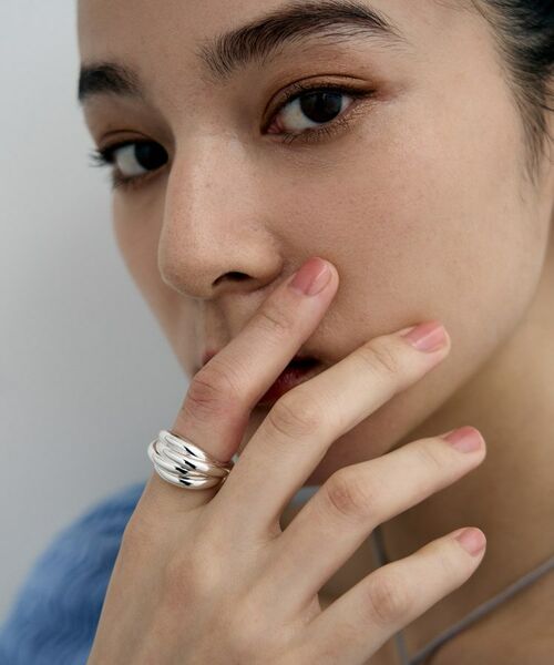 COCOSHNIK ONKITSCH / ココシュニックオンキッチュ リング | シルバー タングルドドームリング | 詳細7