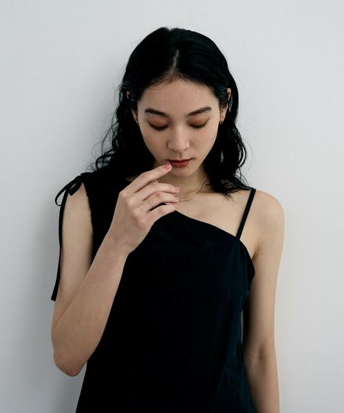 COCOSHNIK ONKITSCH / ココシュニックオンキッチュ リング | K10スキニーリング スクリューチェーン | 詳細6