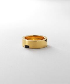 COCOSHNIK ONKITSCH / ココシュニックオンキッチュ リング | シルバー オニキス バケットカットフラットリング GP