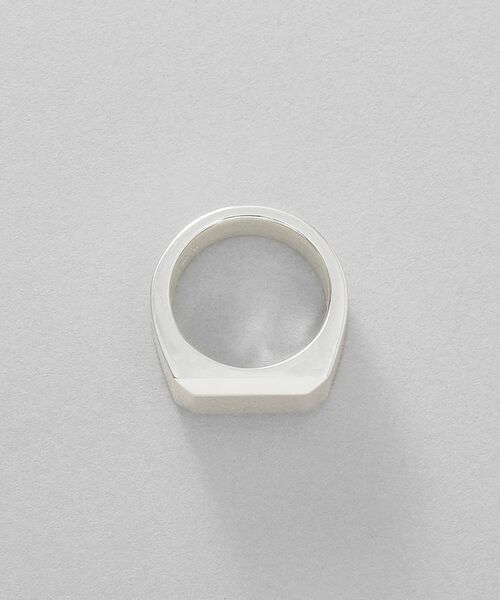 COCOSHNIK ONKITSCH / ココシュニックオンキッチュ リング | シルバー バケットカット シグネットリング | 詳細3