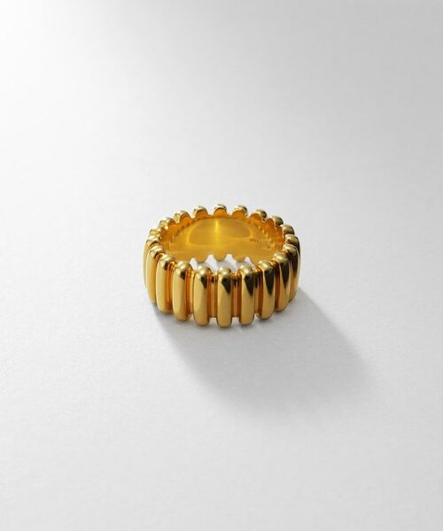 COCOSHNIK ONKITSCH / ココシュニックオンキッチュ リング | シルバー ガドルーンリング GP（ゴールド(600)）