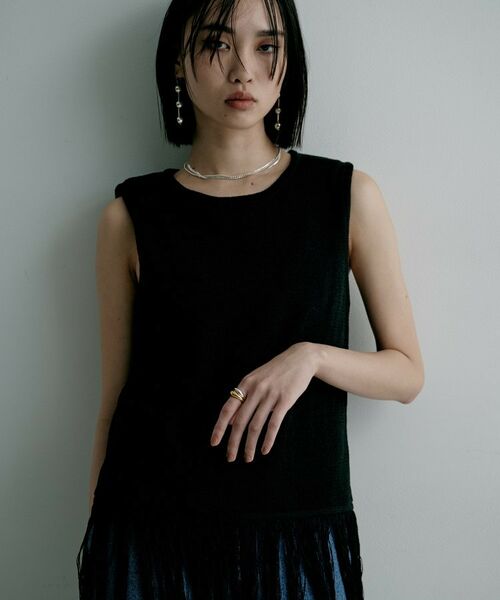 COCOSHNIK ONKITSCH / ココシュニックオンキッチュ リング | シルバー コンビカラー ニュアンススタックリング | 詳細7